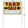 Sunburst Systems Sign Yard Sale 22 in x 32 in with Bracket 3935